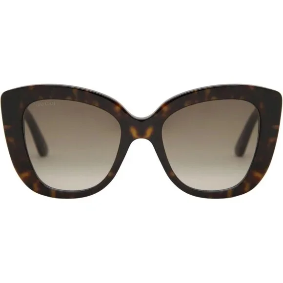 NEW GUCCI GG0327S 002 WOMEN HAVANA SUNGLASSES